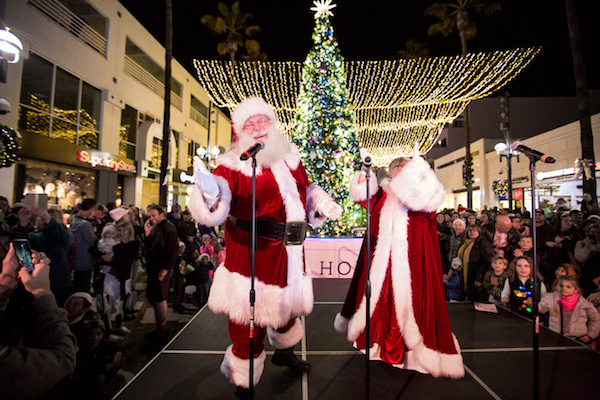 Lighting, Santa Monica, Holidays, Event Lighting, Santa Claus, Christmas Tree, Tree Lighting