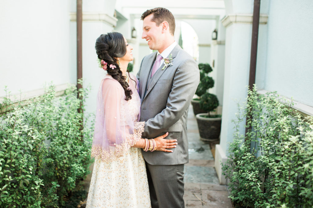 A fun, vibrant wedding lightscape created by Pacific Event services