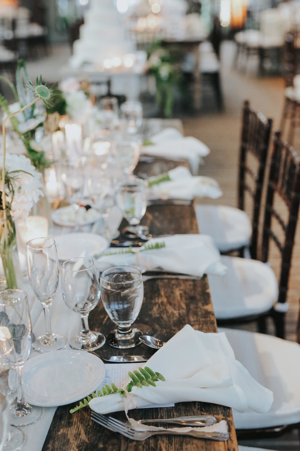 A Rustic Wedding String Light Lightscape 